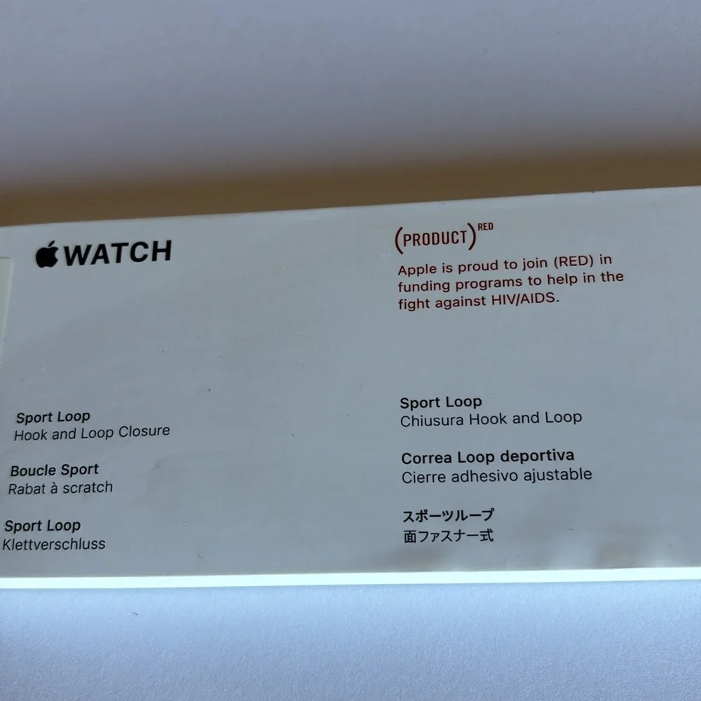 Apple Sport Red Sport Loop for Apple Watch, 45mm
